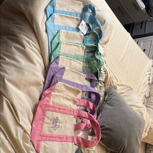 Trader Joe's Canvas Tote Bags Set (8)